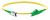 Hyperline FC-S2-9-LC/AR-ST/AR-H-10M-LSZH-YL Патч-корд волоконно-оптический (шнур) SM 9/125 (OS2), LC/APC-ST/APC, 2.0 мм, simplex, LSZH, 10 м