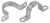 Скоба металлическая ЭРА SMD-25-26-10 двухлапковая d25-26мм 10шт