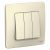 Выключатель 3кл с/у молочный Blanca Systeme Electric