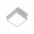Светильник DL-GRIGLIATO-S90x90-6W Warm3000 (GR, 90 deg, 230) (Arlight, IP40 Металл, 5 лет)