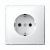 Розетка 1гн с З/К с/у белый механизм 16А быстрозажим ArtGallery Systeme Electric (1/5/20)