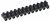 Клеммная колодка 12 полюсов 10А полистирол 2,5-6мм2 черная PLEXUP