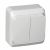 Выключатель 2кл с подсв о/у белый IP20 Этюд Systeme Electric  (1/25/200)