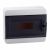 Бокс ЩРН-П-12мод настен пласт бел (дв.прозр) IP41 P-BNK-2-12-IP41 OptiBox КЭАЗ (1)