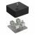 Коробка огнестойкая для кабель-канала 40-0450-FR1.5-8 Е15-Е120 RAL9005 75х75х30 (87 шт/кор) Промрукав