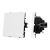 ARL NOBE Выключатель 1 кл софт-тач белый кварц SWT-MK01-SFPL-WH (250V, 10A) (Arlight, -)