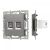 Механизм компьютерной розетки двойной SCT-MPC2-PL-GR (RJ-45, CAT6) (Arlight, -)