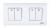 4-клавишный выключатель с LED-подсветкой 10А 250В