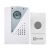 Звонок беспроводной ЗБ-7 32 мелодии 120м с кнопкой с цифр кодир IP44 бело-серый IN HOME (1/60)