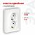 Розетка ЭРА Galaxy 15-2104-01 с заземлением двойная 2X2P+E Schuko 16А-250В IP20 белый Розетка ЭРА Galaxy 15-2104-01 с заземлением двойная 2X2P+E Schuko 16А-250В IP20 белый