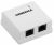 Розетка инф. настенная RJ45 кат. 5Е UTP 2 порта GENERICA Розетка инф. настенная RJ45 кат. 5Е UTP 2 порта GENERICA