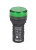 Лампа коммутационная ADDS D22 LED зеленая 220В AC/DC ЛK-22 IP55