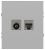 Розетка ЭРА Arktik 16-3110-03 комбинированная RJ45+TV алюминий Розетка ЭРА Arktik 16-3110-03 комбинированная RJ45+TV алюминий