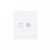 Розетка SETE компьютерная RJ45 кат6 + TV с/у жемчуг IP20/IP44 KRANZ