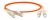 Hyperline FC-D2-62-SC/PR-SC/PR-H-15M-LSZH-OR Патч-корд волоконно-оптический (шнур) MM 62.5/125, SC-SC, 2.0 мм, duplex, LSZH, 15 м