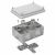 Коробка огнестойкая для о/п 40-0340-FR1.5-4 Е15-Е120 RAL7035 120х80х50 (20 шт/кор) Промрукав