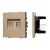 Механизм сдвоенной компьютерной розетки SCT-NOBE-MPC2-SFPL-GD (RJ-45, CAT6) (Arlight, Золотой песок)