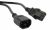 Hyperline PWC-IEC13-IEC14-10-BK Кабель питания монитор-компьютер IEC 320 C13 - IEC 320 C14 (3x1.0), 10A, прямая вилка, 10м, цвет черный