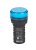 Лампа коммутационная ADDS D22 LED синяя 220В AC ЛK-22 IP55