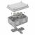 Коробка огнестойкая для о/п 40-0340-FR1.5-6 Е15-Е120 RAL7035 120х80х50 (20 шт/кор) Промрукав