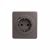 Розетка 1гн USB+tapeC шторки с/у титан механизм 5В/2,4А 5В/3А MIELE ROUND 16А KRANZ (1/80)