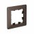 Рамка 1гн мокко/дымчатый черный AtlasDesign AIR Systeme Electric (1/10)