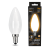 Лампа светодиод 9Вт Свеча 590Лм 3000К Е14 филамент молочн LED Gauss Filament 1/10/50