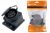 Колодка 1гн с З/К черная каучук с крышкой настенная 3Р+РЕ 32А 380В IP44 TDM (12)