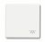 Клавиша одинарная перекидная символ «свет» пластик белый матовая ABB Накладки Future/Axcent/Carat/ДИНАСТИЯ