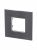 Рамка 1-пост. цвет нержавеющая сталь глянцевый, металл горизонт. и вертик., IP20 Zenit ABB