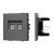 Механизм сдвоенной компьютерной розетки SCT-NOBE-MPC2-SFPL-GR (RJ-45, CAT6) (Arlight, Серый базальт)