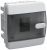 Бокс ЩРВ-П-4мод встр. пласт бел (дв.прозр) IP41 UNION Compact IEK (1/8)
