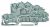Многоуровневые клеммы для монтажа 4 mm L/L/PE Push-in CAGE CLAMP® 2,50 mm серые TOPJOB® S 2003-7645