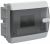 Бокс ЩРВ-П-6мод встр. пласт бел (дв.прозр) IP41 UNION Compact IEK (1/8)
