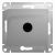 Розетка 1гн ТВ проходная с/у алюминий механизм Glossa Systeme Electric (1/10)