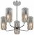 Люстра Rivoli Ifa 1063-305 5хЕ14 40 Вт хрусталь