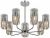 Люстра Rivoli Ifa 1063-307 7хЕ14 40 Вт хрусталь