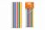 Клеевые стержни универсальные цветные, 11 мм x 100 мм, набор 6 шт, "Алмаз" TDM