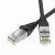 Патч-корд экранированный Ultra SLIM CAT6A S/FTP 4х2, 30 AWG, LSZH, чёрный, 2м