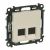 Розетка 2гн комп+комп RJ45+RJ45 с/у крем механизм кат.5е Valena LIFE Legrand  (1/5)